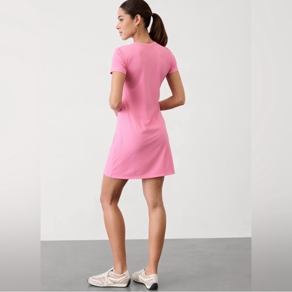 Athleta Signature Rib Baby Tee Dress Size M - Picture 4 of 11